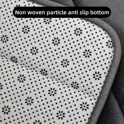 Bathroom Coral Velvet Anti-Skid Mat,Quick Water Absorption,Dry Machine Washing,Toilet Mat,Softcomfortable, Easy Mat Bathroom Use