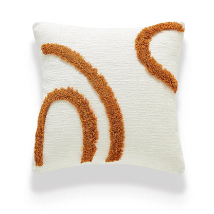 45x45cm Bohemian Plush Throw Pillow Cover Romantic Sunshine Sofa Cushion Waist Cover Geometric Tassel Homestay Style Pillowcase