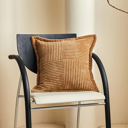 Boho Striped Pillow Covers Decorative Cushion for Sofa Living Room Bed White Throw Cover Polyester Pillowcases for Pillows 45x45